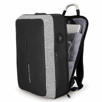 Anti-thief USB Recharging Men Backpack - NO Key TSA Lock Design - Golonzo -                                                                             