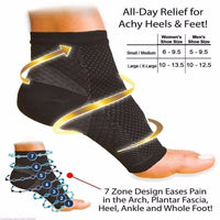 Anti Fatigue Angel Sleeve Heel Arch Support Pain and Swelling Relief - Golonzo -                                                                             