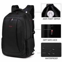Anti Thief Men 15.6 inch Laptop Backpacks - Golonzo -                                                                             