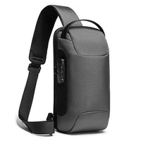 Anti thief Crossbody Bag - Waterproof Shoulder Bags with USB Charging - Golonzo -                                                                             