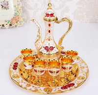 Antique Luxury flask Wine Cup - Golonzo -                                                                             