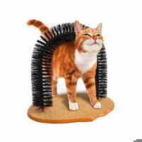 Arch Brush - Pet Self Groomer With Round Fleece Base for Dogs and Cats - Golonzo -                                                                             