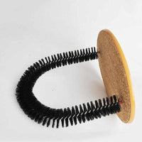 Arch Brush - Pet Self Groomer With Round Fleece Base for Dogs and Cats - Golonzo -                                                                             
