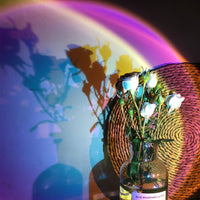 Atmosphere Night Light Rainbow Sunset Projector Lamp - Golonzo -                                                                             