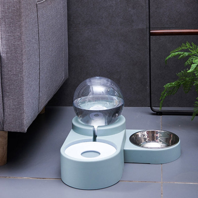 Automatic Pet Feeder Water Dispenser Bubble Pet Bowls for Water Drinking Fountain Feeding - Golonzo -                                                                             