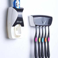 Automatic Toothpaste Dispenser +Toothbrush Holder - Golonzo -                                                                             