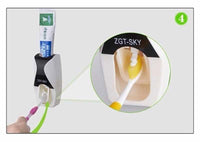 Automatic Toothpaste Dispenser +Toothbrush Holder - Golonzo -                                                                             