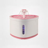 Automatic Water Fountain with LED Electric USB Pet Mute Drinker Feeder Bowl - Golonzo -                                                                             