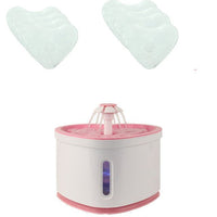 Automatic Water Fountain with LED Electric USB Pet Mute Drinker Feeder Bowl - Golonzo -                                                                             