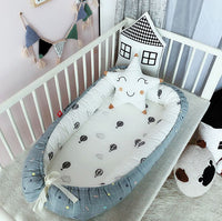 Baby Bag Portable Newborn Biomimicry Multifunctional Emperorship Solidder Nursery Foldable Travel Bed with Bumper Cot Mattress - Golonzo -                                                                             