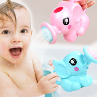 Baby Bath Toys Lovely Plastic Elephant Shape Water Spray for Baby Shower - Golonzo -                                                                             