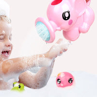 Baby Bath Toys Lovely Plastic Elephant Shape Water Spray for Baby Shower - Golonzo -                                                                             