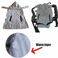 Baby Carrier Velvet Warm Cape Cloak Winter Cover - Golonzo -                                                                             