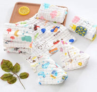Baby Muslin Washcloth Cotton Face Towel - Golonzo -                                                                             