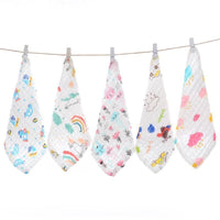 Baby Muslin Washcloth Cotton Face Towel - Golonzo -                                                                             