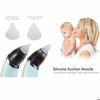 Baby Nose Cleaner - USB Rechargeable Electric Nasal Aspirator - Golonzo -                                                                             