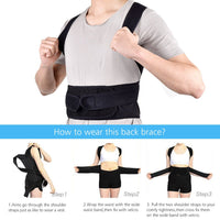 Back Posture Corrector - Back Support Belt Adjustable - Golonzo -                                                                             