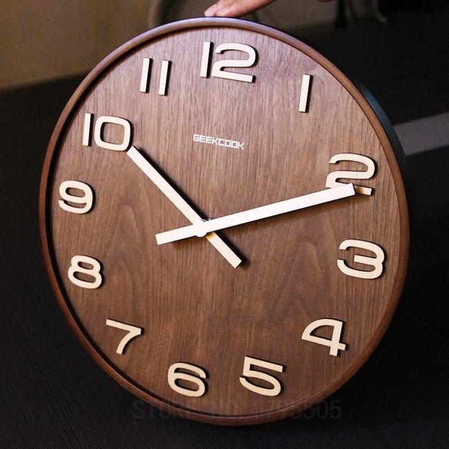 Bamboo Wall Clock - Golonzo -                                                                             