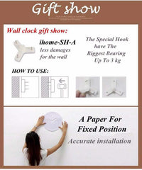 Bamboo Wall Clock - Golonzo -                                                                             