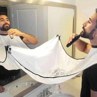 Beard Shaving Bib - Hair Clippings Catcher & Grooming Cape Apron - Golonzo -                                                                             