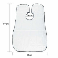 Beard Shaving Bib - Hair Clippings Catcher & Grooming Cape Apron - Golonzo -                                                                             
