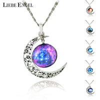 Beautiful Moon Necklace Jewelry - Golonzo -                                                                             