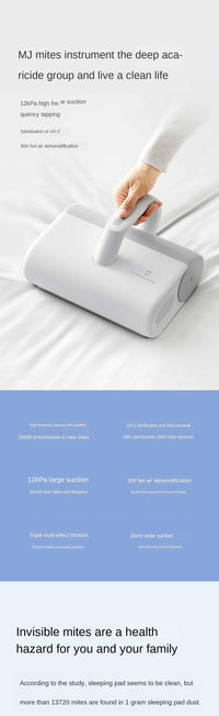 Bed Vacuum Cleaner Ultraviolet Sterilization Machine - Remove Mites - Golonzo -                                                                             