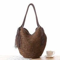 Big Straw Beach Bags - Golonzo -                                                                             