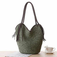 Big Straw Beach Bags - Golonzo -                                                                             