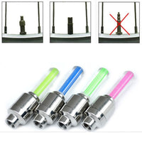 Bike Car Motorcycle Wheel Tyre Flash LED Light Lamp - Golonzo -                                                                             