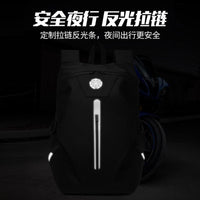 Black-Cool Backpack - Motorcycle Helmet Bag - Golonzo -                                                                             