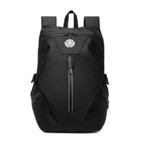 Black-Cool Backpack - Motorcycle Helmet Bag - Golonzo -                                                                             