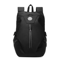 Black-Cool Backpack - Motorcycle Helmet Bag - Golonzo -                                                                             