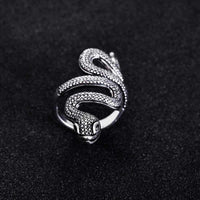 Black Heavy Metals Fashion Snake Rings - Golonzo -                                                                             