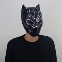 Black Panther Mask Cosplay Superhero Wakanda T Challa - Golonzo -                                                                             