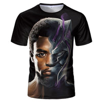 Black Panther T Shirt Men Short Sleeve Movie Tshirts Summer O Neck Camiseta Streetwear Cotton Top - Golonzo -                                                                             