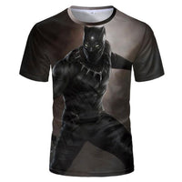 Black Panther T Shirt Men Short Sleeve Movie Tshirts Summer O Neck Camiseta Streetwear Cotton Top - Golonzo -                                                                             