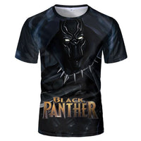 Black Panther T Shirt Men Short Sleeve Movie Tshirts Summer O Neck Camiseta Streetwear Cotton Top - Golonzo -                                                                             