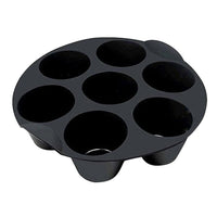 Black Silicone Air Fryer Cupcake Muffin Baking - Golonzo -                                                                             