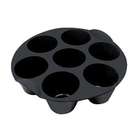 Black Silicone Air Fryer Cupcake Muffin Baking - Golonzo -                                                                             