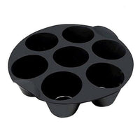 Black Silicone Air Fryer Cupcake Muffin Baking - Golonzo -                                                                             