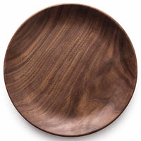 Black Walnut Wooden Dish - Home Creative European Food Plate - Golonzo -                                                                             