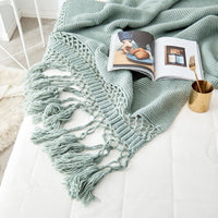Blankets for Beds Hand knitted Sofa - Golonzo -                                                                             