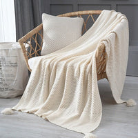 Blankets for Beds Hand knitted Sofa - Golonzo -                                                                             