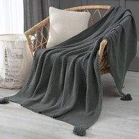Blankets for Beds Hand knitted Sofa - Golonzo -                                                                             