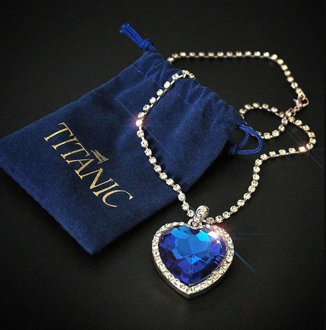 Blue Heart Necklace - Golonzo -                                                                             