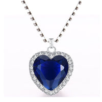 Blue Heart Necklace - Golonzo -                                                                             