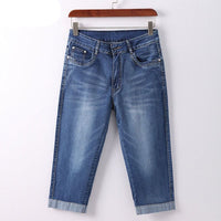 Blue Skinny Capris Jeans - Golonzo -                                                                             