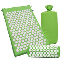 Acupressure Mat for Back/Body Pain Treatment, Massage Mat and Pillow Set Yoga Mat - Golonzo -                                                                             