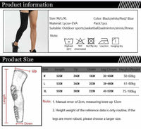 Breathable Honeycomb Long Basketball Knee Pads - Golonzo -                                                                             